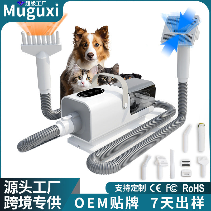 Foreign Trade Wholesale Dog Grooming Vacuum Cleaner Grooming Kit 11000Pa Strong Suction Pet Hair