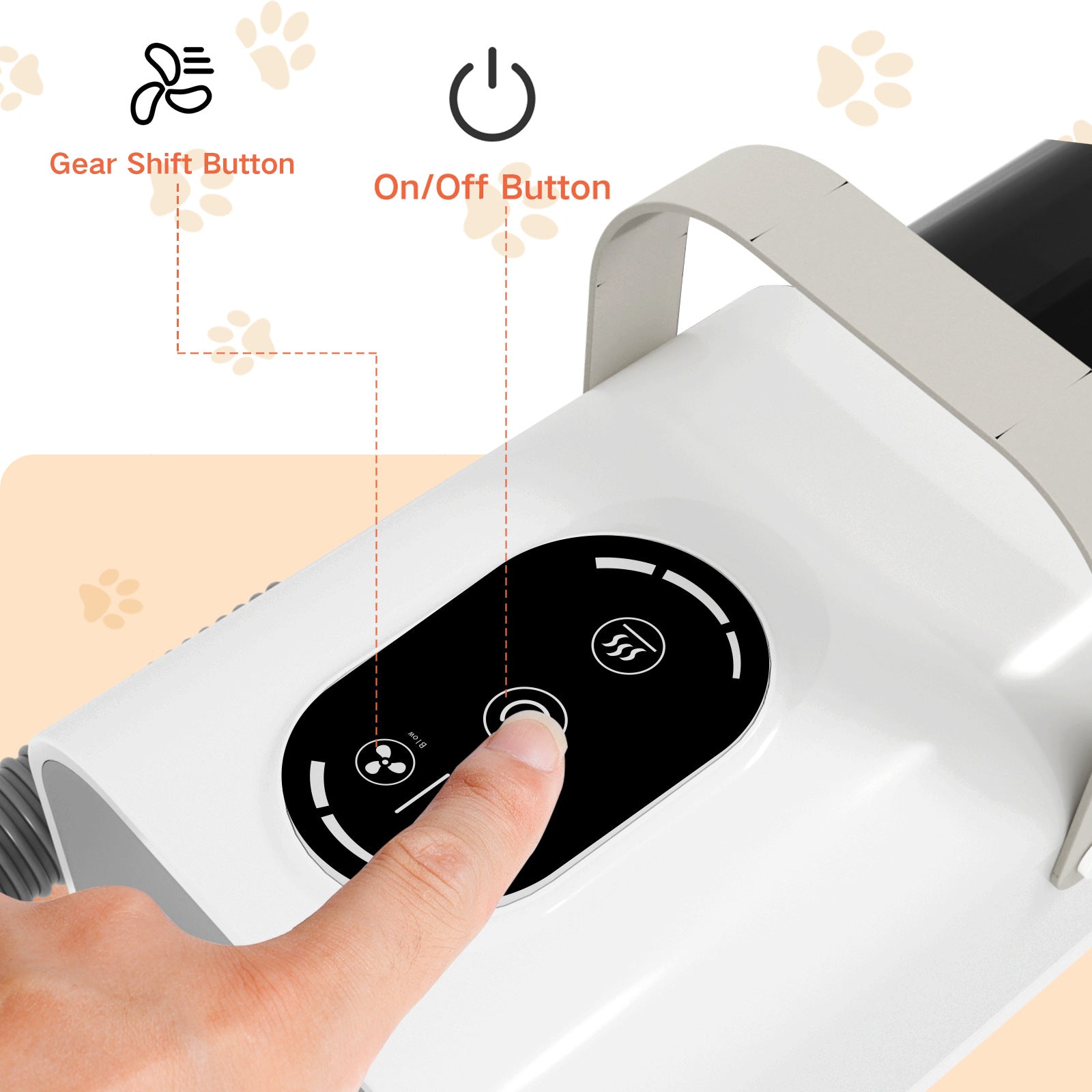 Foreign Trade Wholesale Dog Grooming Vacuum Cleaner Grooming Kit 11000Pa Strong Suction Pet Hair